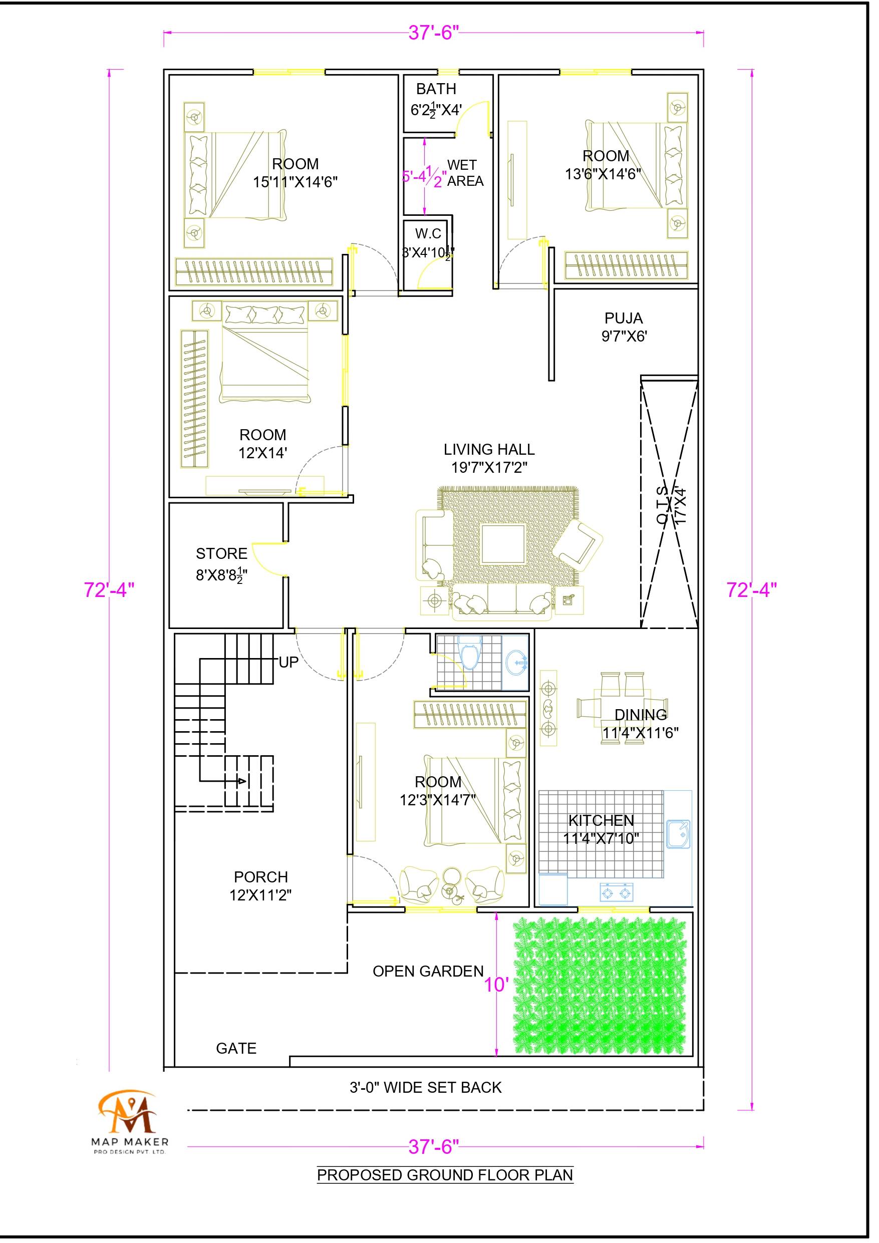 Floor Plan - Map Maker Pro Design Pvt Ltd